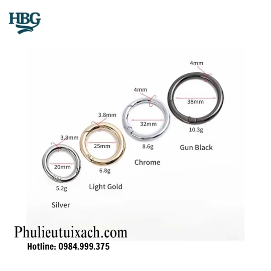 Khóa tròn bấm mở